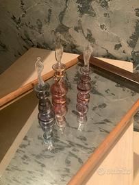 Boccette per progumo in vetro soffiato