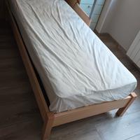 letto singolo più materasso 