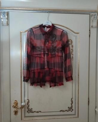camicia scozzese donna tg u