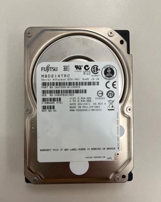 FUJITSU MBD2147RC - 146GB SAS HDD 6G 10K SFF