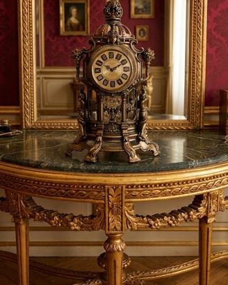 Orologio da tavolo Mercedes in stile Barocco 