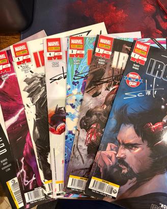 Lotto Marvel Iron Man  signedSchiti + Generations