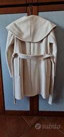 Cappotto da donna nuovo, colore bianco, marcaTalco