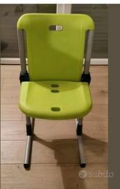 Seggiolone pappa, Sedia Brevi Slex Evo colore Verd