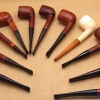 pipe vintage da collezione 11 pezzi radica schiuma