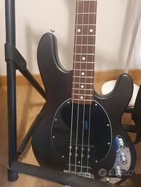 Sterling StingRay RAY4 Trans Black Satin