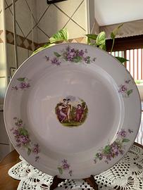 Piatto antico Laveno S.C.R. scena classica