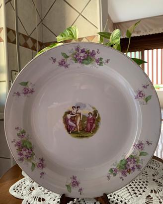 Piatto antico Laveno S.C.R. scena classica