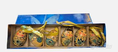 artigianato russo da appendere su Albero di Pasqua