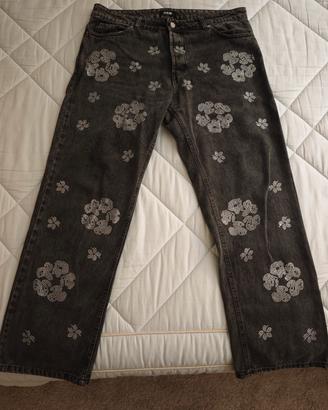 Jeans con stras taglia 50