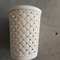 Cestino, copri vaso in plastica