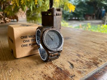 OROLOGIO WEWOOD DATE TEAK LEGNO UNISEX