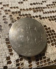 Teca porta ostie in argento