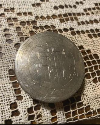 Teca porta ostie in argento