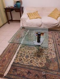 Tavolino di cristallo tipo Fiam