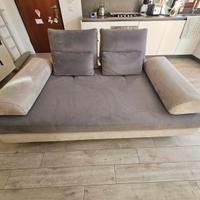 Divano Moderno Bicolore Grigio/Beige – Come Nuovo!