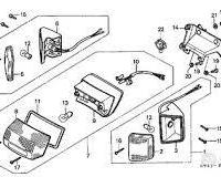 Lente faro posteriore vision sh