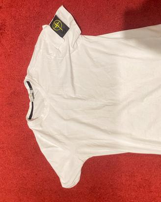 Maglietta Stone Island bianca originale