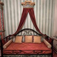 coppia lettini in ferro battuto fine 800