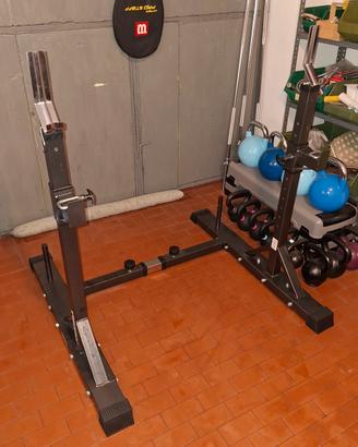 Toorx Wbx 50 rack + bilanciere e dischi