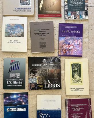 In blocco 12 pubblicazioni su concorsi ex libris