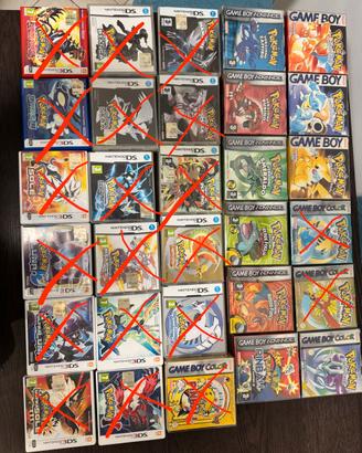 Collezione pokemon gameboy
