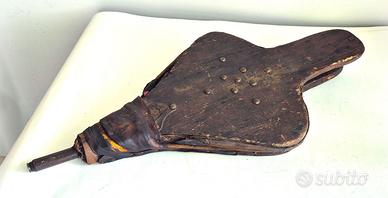 Soffietto o soffiatore o mantice vintage in legno