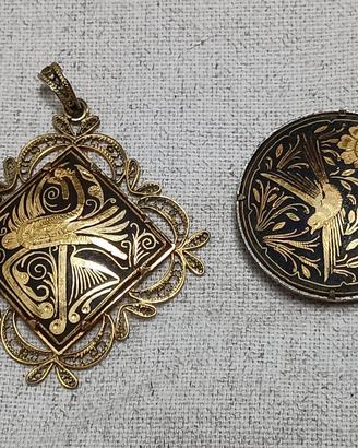 set vintage Damaschino di Toledo