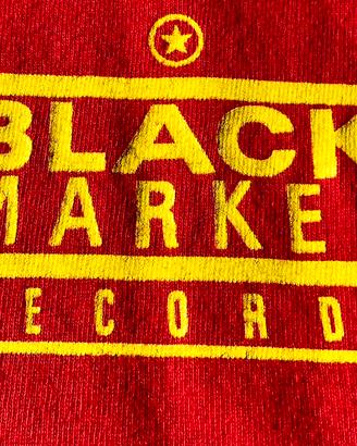T-shirt Black Market London Records taglia S