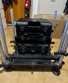 canna da pesca e panchetto