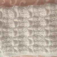 Copertina neonati colore verde acqua cotone ai fer