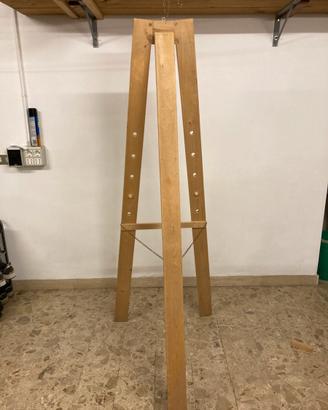 Cavalletto professionale da esposizione quadri