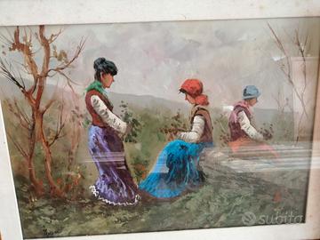 dipinto ad olio da Faliero 