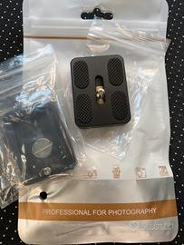 Manfrotto piastra cavalletto treppiede