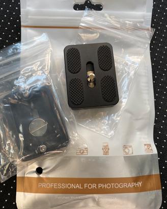 Manfrotto piastra cavalletto treppiede