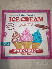 Quadro canvas vintage food