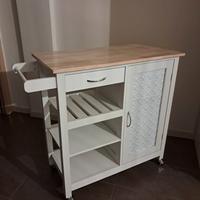 mobiletto carrello con ruote bloccabili 