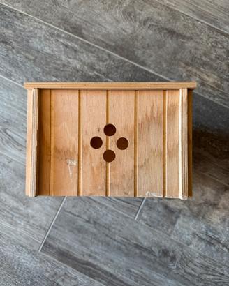 Casetta legno per roditori