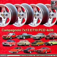 4 pz. cerchi Fiat Campagnolo 7x13 ET10 124 Spider