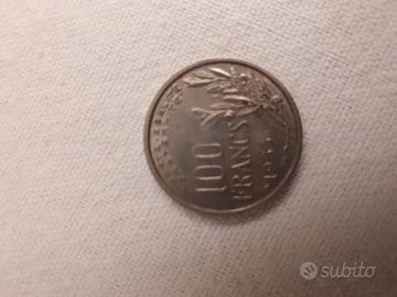 Moneta 100 franchi 1955