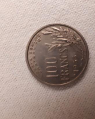 Moneta 100 franchi 1955
