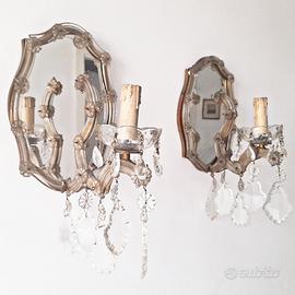 Specchi applique veneziani Teresa con pendenti 