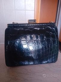 borsetta in coccodrillo d epoca