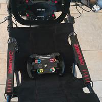 Simulatore  playseat  thrustmaster  
