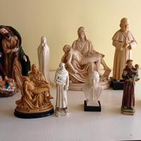 Lotto 10 Statuine Religiose