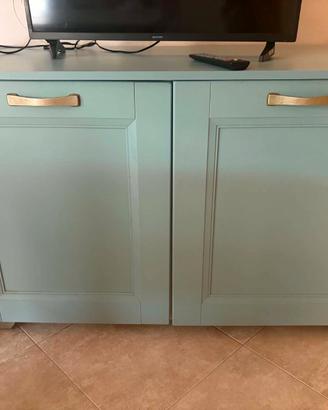 Credenza azzurra