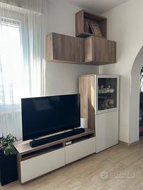 Parete soggiorno IKEA completa