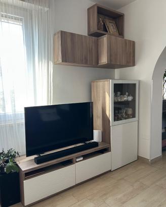 Parete soggiorno IKEA completa