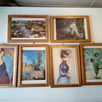 Quadri cornici con dipinti impressionisti (620)