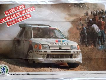 Poster Peugeot 205 T16 